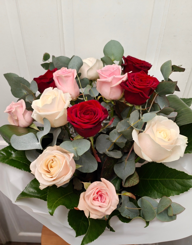 Luxury Mixed Rose Hand tied