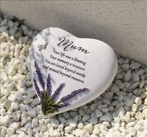 Mum Heart Plaque