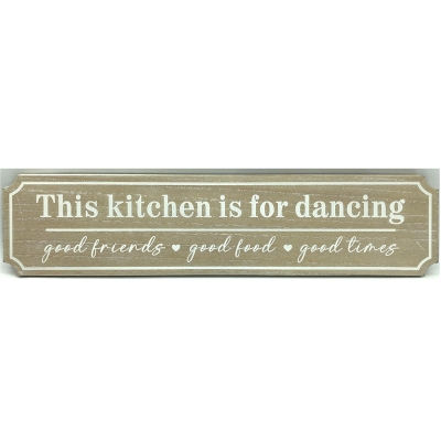 Long wooden plaque