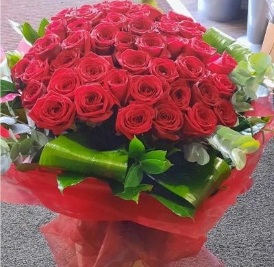 Luxury 50 Red Rose Bouquet