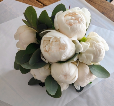 Peony Hand tied bridal bouquet