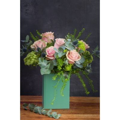 Rose and Seathistle Bouquet