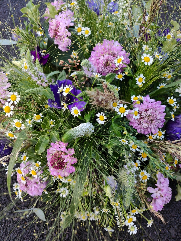 Wild flower posy pad